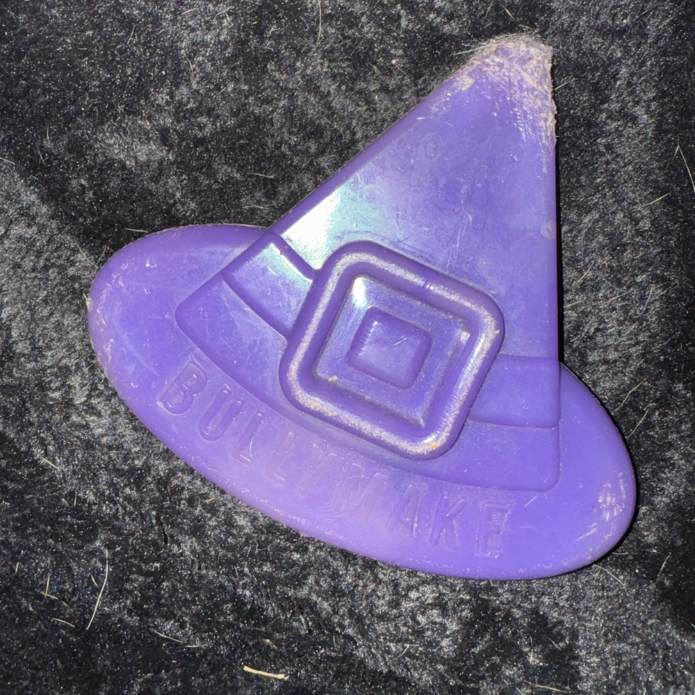 Bullymake solid nylon witches hat L dog toy Halloween purple Witch hat